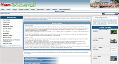 Desktop Screenshot of breaks.walesdirectory.co.uk